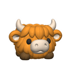 Highland Cow Playset STL Bundle with Tray Bowls Jars and Spoon