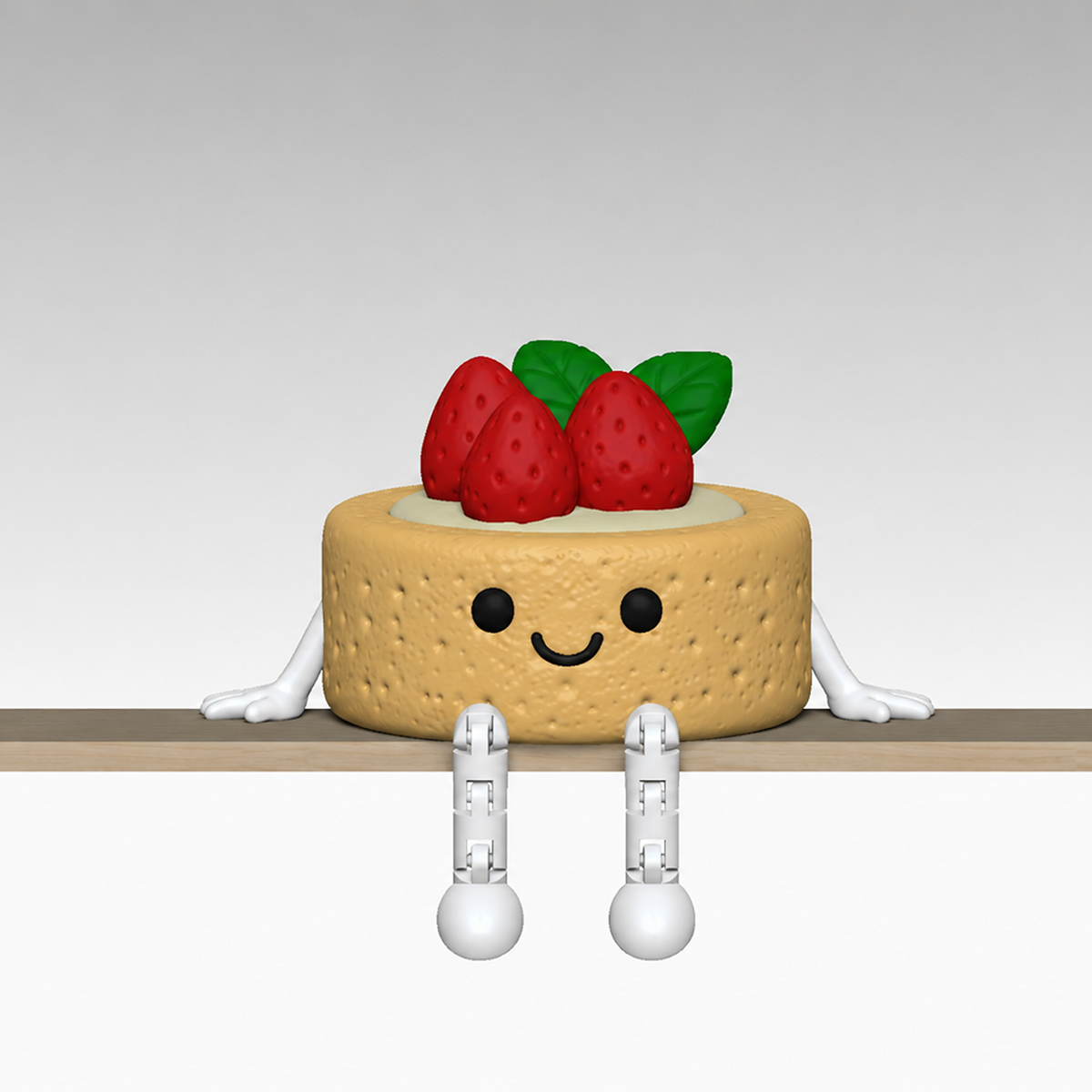 Dessert Shelf Sitter STL Bundle with Cake Donut Waffle and P 12