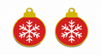 Christmas Earrings STL Bundle with 10 Cute Holiday Designs 12