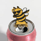 Cool Dabbing Bee Soda Can Opener Keychain STL File with Nail Saver