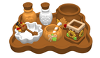 Thanksgiving Turkey Playset STL Bundle with Tray Bowls Jars and Pot