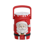 Christmas Can Cooler STL with Santa Face and Snowy Lid 3