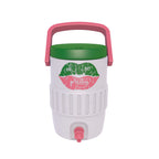 Pink and Green Lips Mini Water Cooler STL File with Handle and Spigot