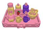 Tea Party Playset STL Bundle with Teapot Cups Tray Bowl and Jars