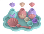 Mermaid Playset STL Bundle with Seashell Bowls Bottles Tray and Spoon