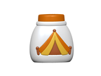 Camping Playset STL Bundle with Tray Bowls Jars and Spoon