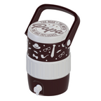 Papa The Man The Myth The Bad Influence Mini Water Cooler STL Brown