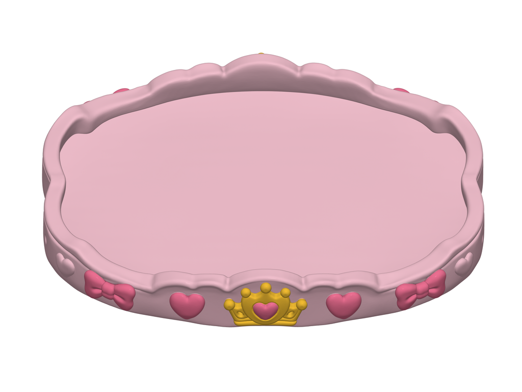 Princess Tea Party Playset STL Bundle with Castle Carriage and Crown