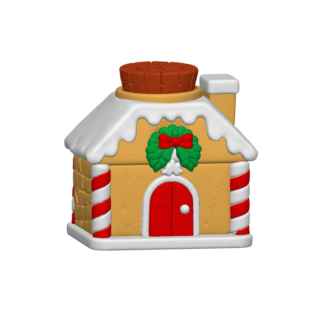 Christmas Playset STL Bundle with Reindeer Penguin Gingerbread House