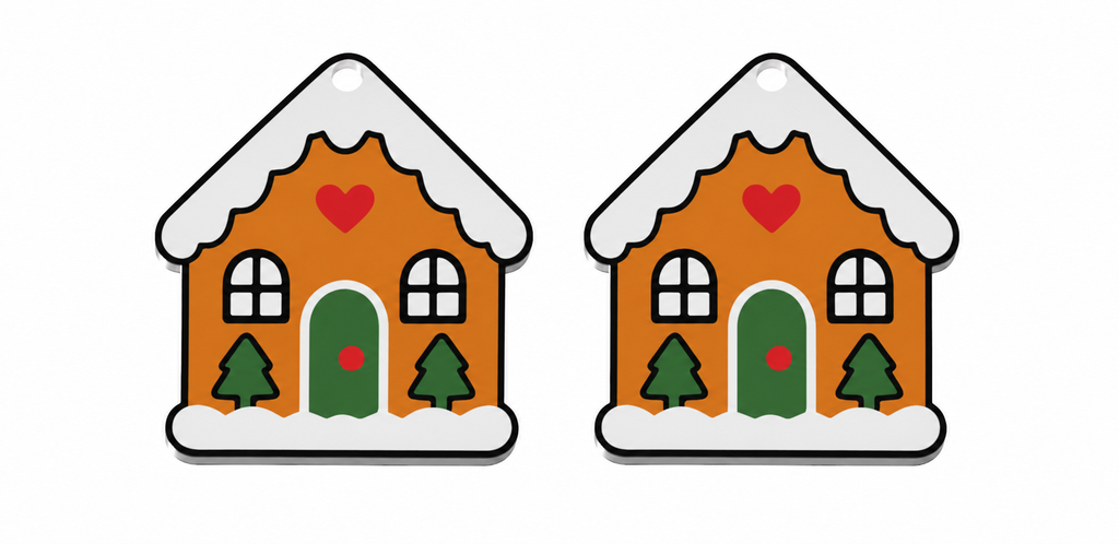 Christmas Earrings STL Bundle with 10 Cute Holiday Designs 3