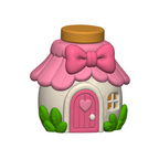 Coquette Bow Cottage Playset STL Bundle with Tray Teapot Cups and Jars
