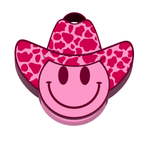 Pink Cowboy Hat Smiley Soda Can Opener Keychain STL File