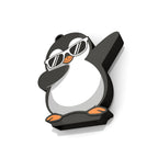 Cool Penguin Soda Can Opener Keychain STL File with Nail Saver