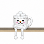 Christmas Hot Cocoa Mug Shelf Sitter STL Bundle with Flexi Legs