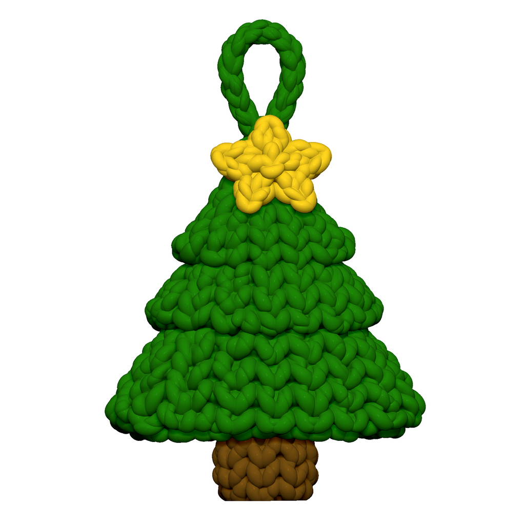 Christmas Knitted Ornament STL Bundle with 8 Designs