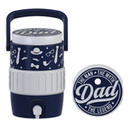 Dad The Man The Myth The Legend Mini Water Cooler STL Navy Gift