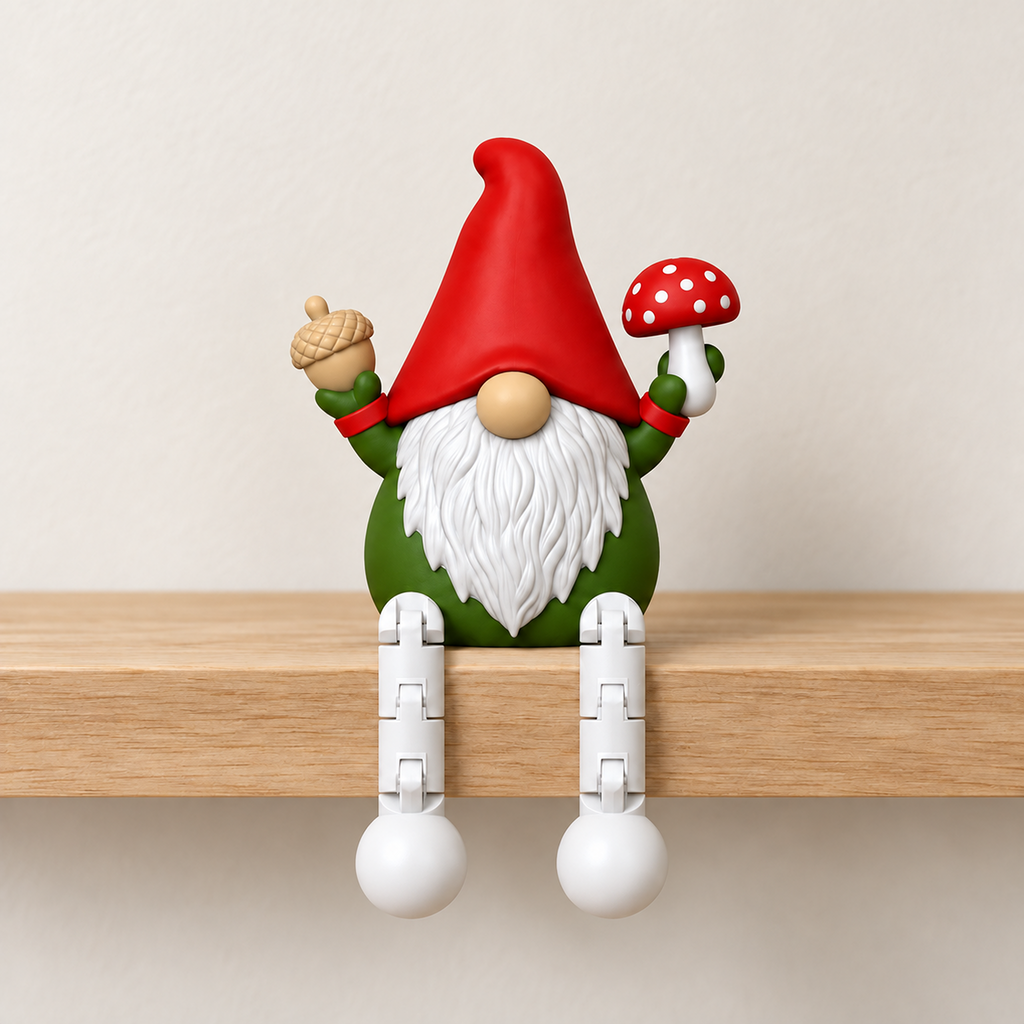 Flexi Christmas Gnome STL Bundle with 8 Shelf Sitter Gnomes 7