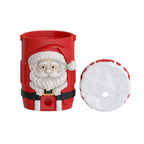 Christmas Can Cooler STL with Santa Face and Snowy Lid 6