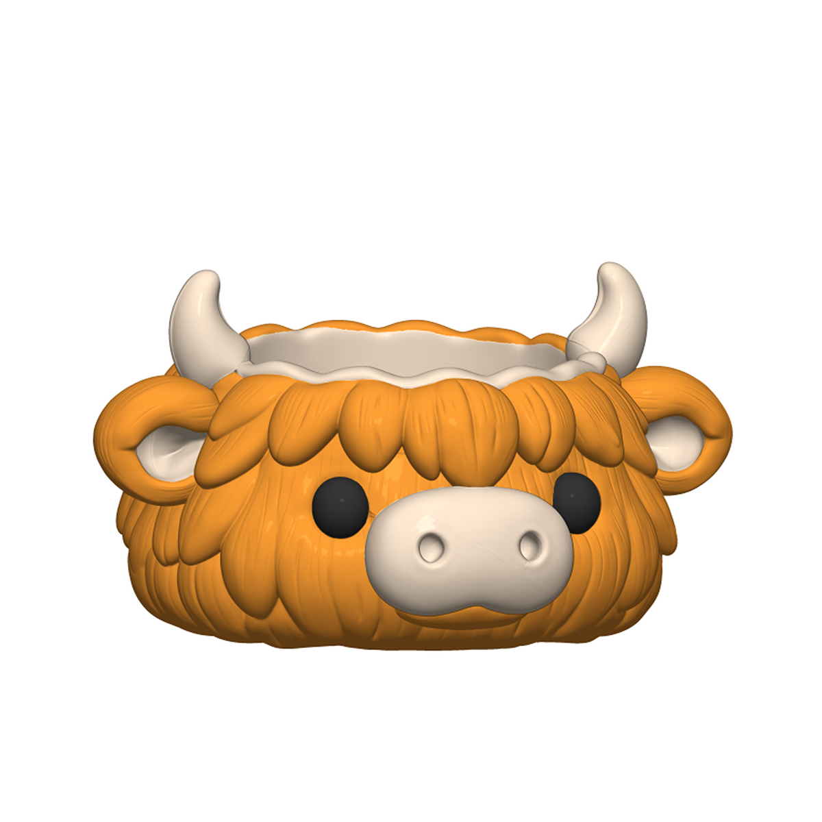 Highland Cow Playset STL Bundle with Tray Bowls Jars and Spoon