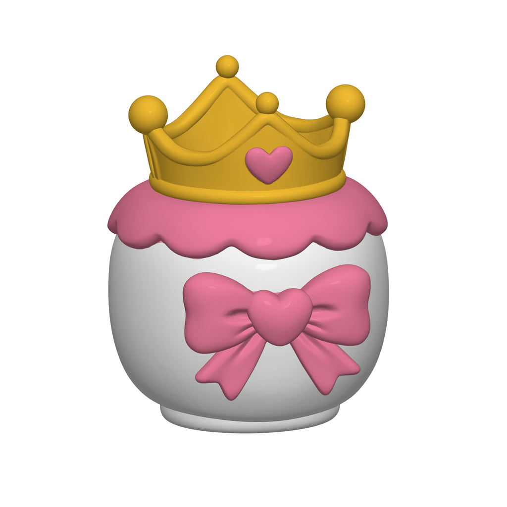 Princess Tea Party Playset STL Bundle with Castle Carriage and Crown