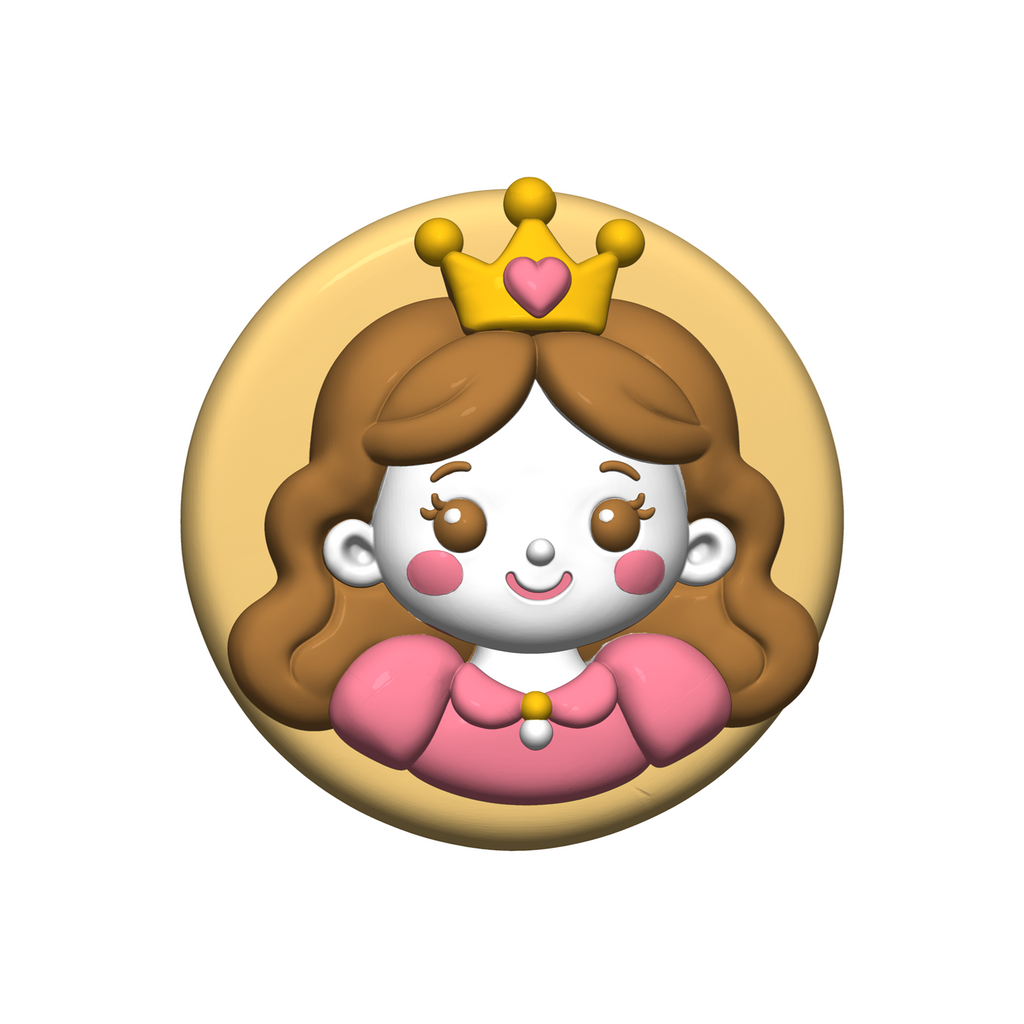 Princess Baking Playset STL Bundle with Cookies Tray and Rolling Pin