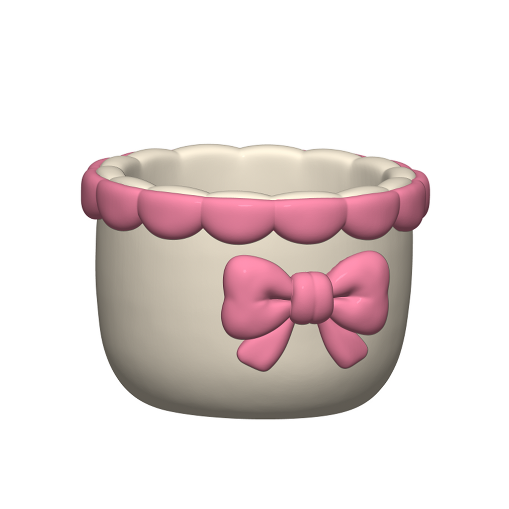 Coquette Bow Cottage Playset STL Bundle with Tray Teapot Cups and Jars