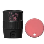 Pretty Girl Mini Water Cooler STL in Black and Pink with Handle