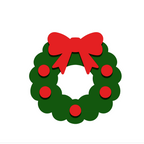 Christmas Tree Game Board STL with 9 Festive Holiday Icons 5