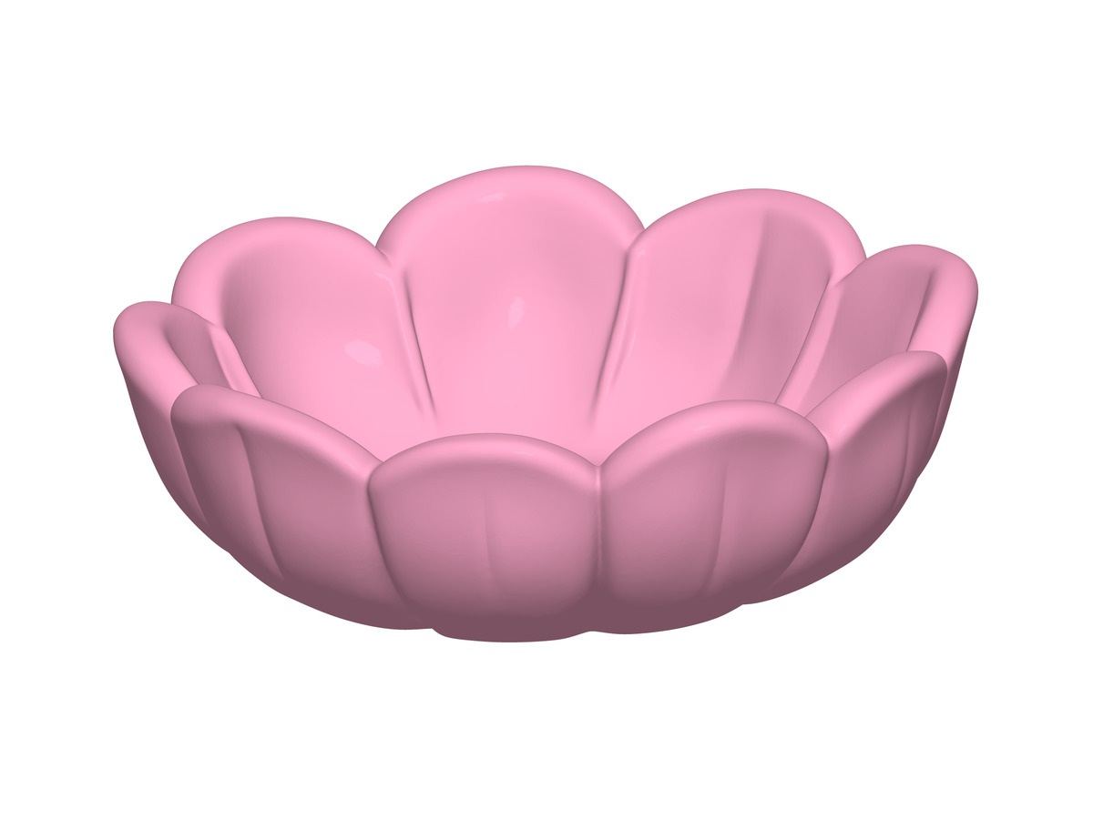 Flower Tea Party Playset STL Bundle with Tray Bowls and Bottles