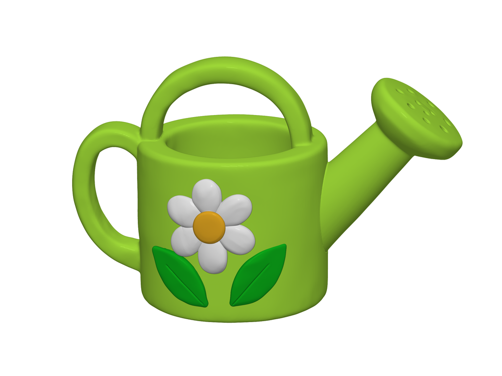 Gardening Playset STL Bundle with Wheelbarrow Watering Can and Pots