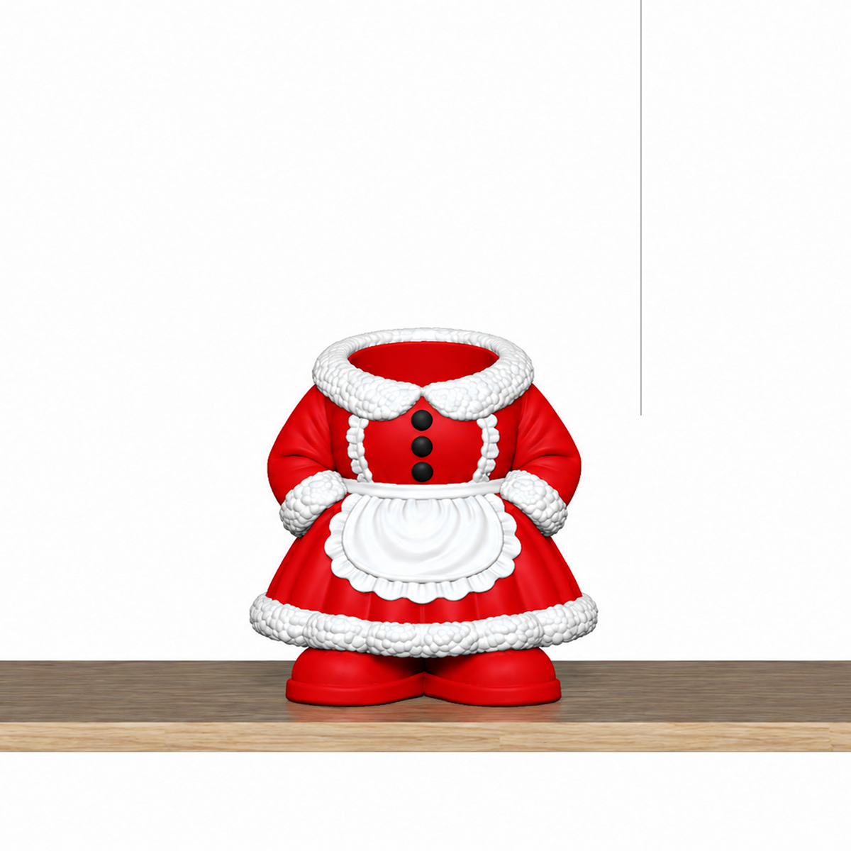 Christmas Pen Holder STL Set with Elf Santa Snowman and Nutc 7
