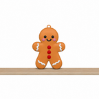 Christmas Ornament STL Bundle with Gingerbread Snowman Santa 8