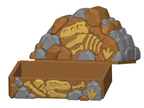 Dinosaur Sandbox STL Bundle with Rock Lid Fossil Bucket and Scoop