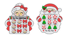 Christmas Tic Tac Toe STL Bundle with Santa and Mrs Claus Boards