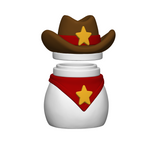 Cowboy Playset STL Bundle with Tray Bowls Jars and Spoon