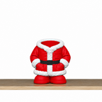 Christmas Pen Holder STL Set with Elf Santa Snowman and Nutc 8