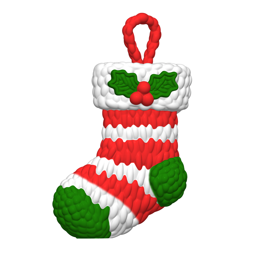 Christmas Knitted Ornament STL Bundle with 8 Designs