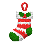 Christmas Knitted Ornament STL Bundle with 8 Designs