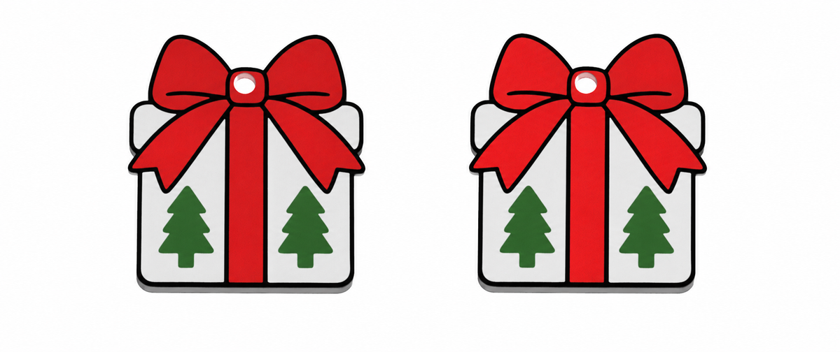 Christmas Earrings STL Bundle with 10 Cute Holiday Designs 9