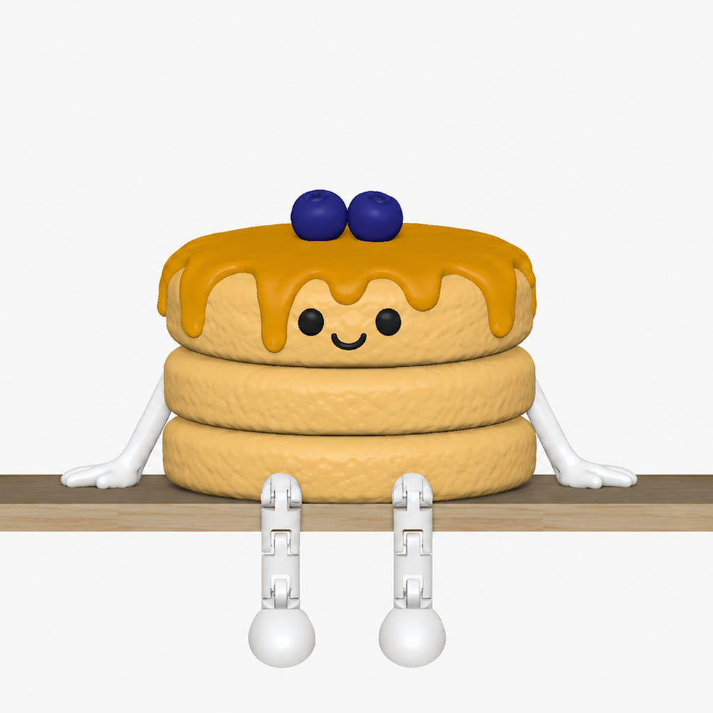 Dessert Shelf Sitter STL Bundle with Cake Donut Waffle and P 10