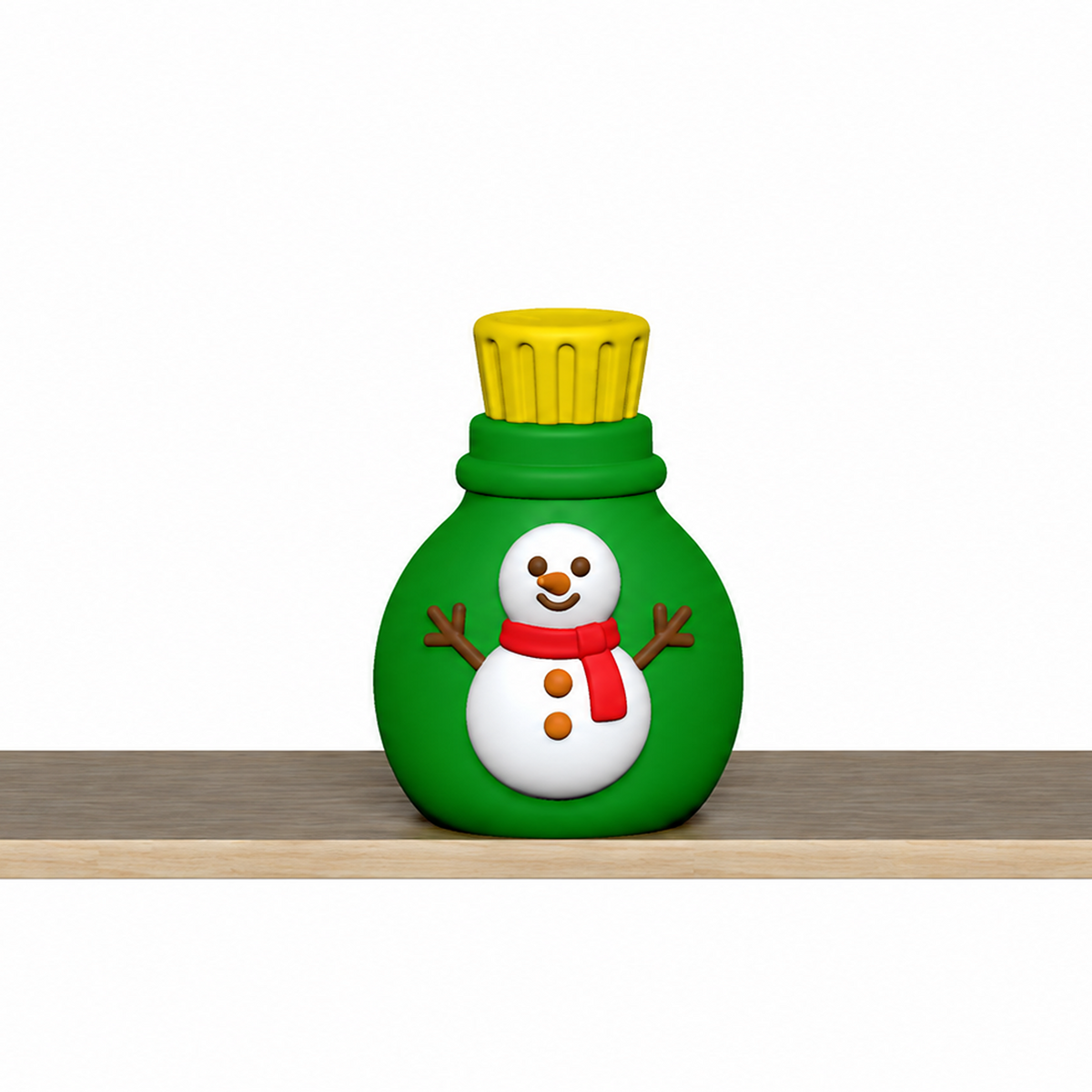 Christmas Playset STL with Tray Bowls and Ornament Bottles 9