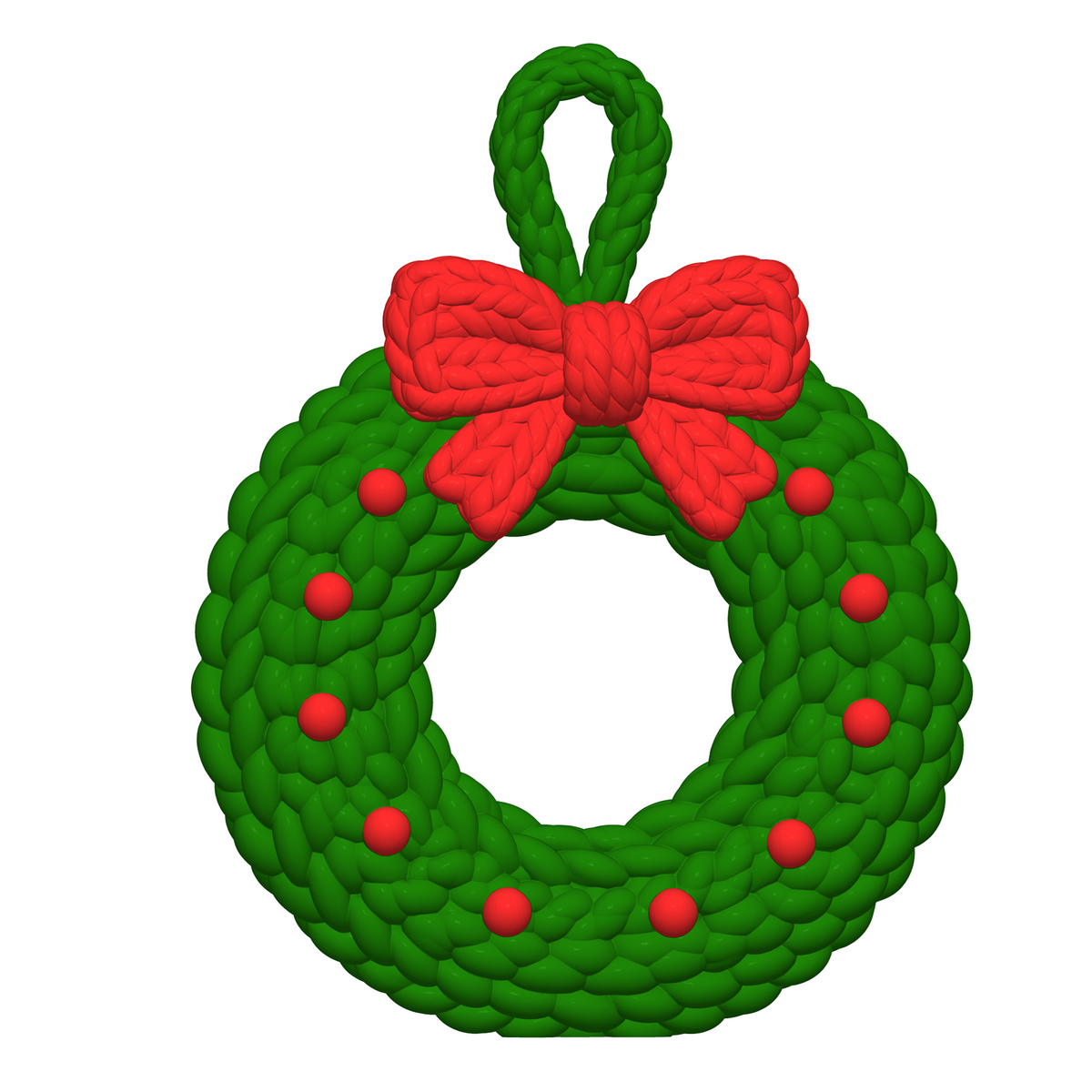 Christmas Knitted Ornament STL Bundle with 8 Designs