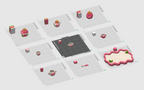 Coquette Bow Cottage Playset STL Bundle with Tray Teapot Cups and Jars