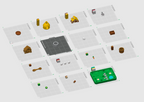 Lambs and Wolf Playset STL Bundle with Houses Meadow Tray and Food