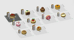 Dessert Shelf Sitter STL Bundle with Cake Donut Waffle and P 13