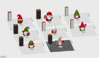 Flexi Christmas Gnome STL Bundle with 8 Shelf Sitter Gnomes 11
