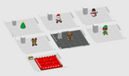 Christmas Tic Tac Toe STL Bundle with 3 Holiday Game Boards 10