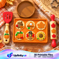 Thanksgiving Baking Playset STL Bundle with Cookies and Rolling Pin
