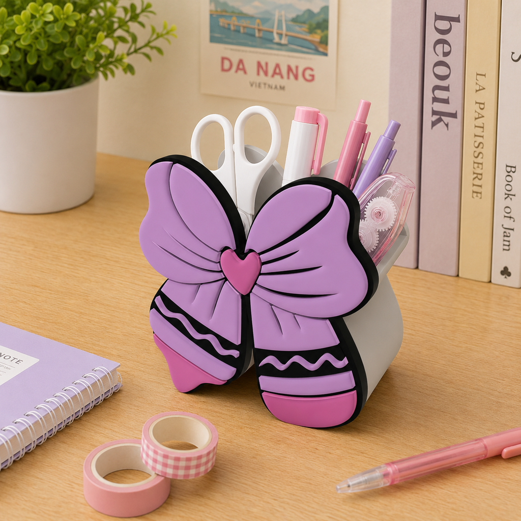 Back to School Pencil Bow Pen Holder STL Bundle