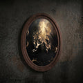 Renaissance Fallen Angels Oil Painting, Dark Academia Wall Art, Moody Baroque Framed Canvas, Gothic Mythology Decor, Wood Framed Horror Gift